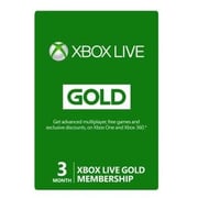 Microsoft Xbox Live Gold Card Membership 3 Months Online Product Key License