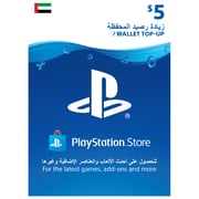 Playstation Network Live USD 5 Online Gift Card