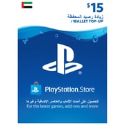 Playstation Network Live USD 15 Online Gift Card