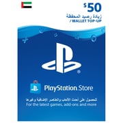 Playstation Network Live USD 50 Online Gift Card
