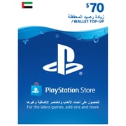 Playstation Network Live USD 70 Online Gift Card
