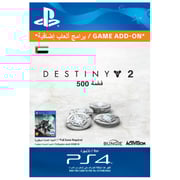 Sony SCEEXXS0033068 Destiny 2 Silver 500 Points
