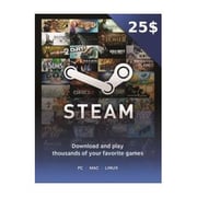 Valve 3620867 Steam Wallet Card USD 25 Online Gift Card