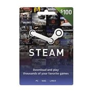Valve 3620869 Steam Wallet Card USD 100 Online Gift Card