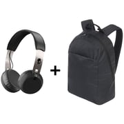 Skullcandy Grind On Ear Bluetooth Wireless Headphone S5GBW + Tucano Rapido Backpack BKRAPBK 15.6inch