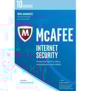 McAfee Internet Security 2017 Software 10 User