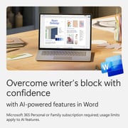 Microsoft 365 Family Copilot Subscription - Up to 6 Users, AI-Powered Apps, 1TB Cloud Storage & Advanced Security