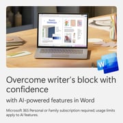 Microsoft 365 Personal Copilot Subscription - 1TB Cloud Storage, AI-Powered Apps & Advanced Security