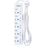 Clikon Extension Socket 5Way 3M CK2173