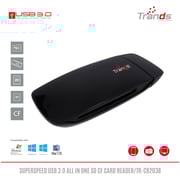 Trands All-in-One USB3.0 Card Reader Black TRCR2038