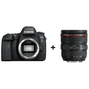 Canon EOS 6D Mark II DSLR Camera Black With EF 24-70mm f/4L IS USM Lens Kit