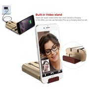 Iwalk Power Bank 10000mAh Gold With Built In Cables & Mobile Stand