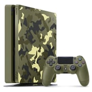 Sony PlayStation 4 Slim Console 1TB Camouflage - Middle East Version with Call Of Duty WWII Limited Edition + Bloodborne Game Of The Year Edition Game