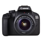 كاميرا كانون EOS4000D DSLR أسود مع مجموعة عدسات EF-S 18-55mm III