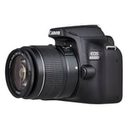 كاميرا كانون EOS4000D DSLR أسود مع مجموعة عدسات EF-S 18-55mm III