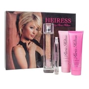 Paris Hilton Heiress Perfume Gift Set For Women (Paris Hilton Heiress Perfume 100ml EDP + Paris Hilton Mini Spray 10ml + Body Lotion 90ml + Shower Gel 90ml)