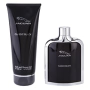 Jaguar Classic Black Perfume Gift Set For Men (Jaguar Classic Black Perfume 100ml EDT + Bath & Shower Gel 200ml)