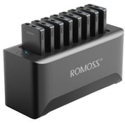 Romoss Portable Charger Station Power Bank 8X 10000mAh Black BE401