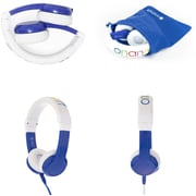 Onanoff BPEXFDBLUE01K BuddyPhones Explore Foldable Headset Blue