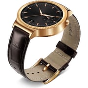 Huawei Watch W1 Smart Watch – Gold Case/Brown Leather Band