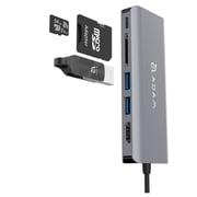 Adam Elements CASA HUB A01 6 Port Universal Hub Grey AAPADHUBA01GY