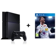 Sony PS4 Console 500GB Black + FIFA 18 Game MKTP