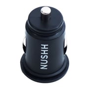 Nushh Dual USB Car Charger Black