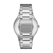 Kenneth Cole Automatic Watch For Men with Silver Stainless Steel Bracelet