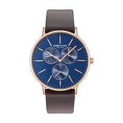 Kenneth Cole New York Watch For Men with Brown Leather Strap