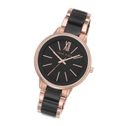 Anne Klein AK1412BKRG Ladies Watch
