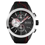 Hugo Boss Motorsport Watch For Men with Black Rubber Strap