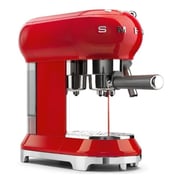 Smeg Espresso Coffee Machine Red ECF01RDUK