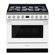 Smeg 6 Gas Burner Cooker CPF9GMWH