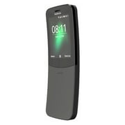 هاتف نوكيا 8110 أسود ثنائي الشريحة يدعم الجيل الرابع وتقننية LTE TA-1059