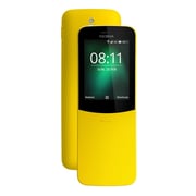Nokia 8110 4G LTE Dual Sim Mobile Phone Yellow TA-1059