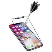 Cellular Line Tempered Glass Screen Protector Black Frame For Apple iPhone X