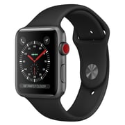 Apple Watch Series 3 GPS + Cellular 38mm Space Grey Aluminium Case with Black Sport Band