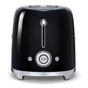Smeg Toaster 4 Slice Black TSF02BLUK
