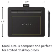 Wacom Intuos Bluetooth Creative Pen Tablet Small Black