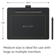 Wacom Intuos Bluetooth Creative Pen Tablet Medium Black