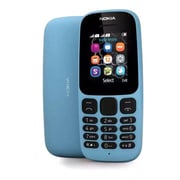 Nokia 105 TA1034 Dual Sim Mobile Phone Blue