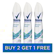 Rexona Women Shower Fresh 150ml - Buy 2 Get 1 Free