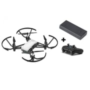 DJI T100 Tello Drone Combo (Charging Hub & Battery & Remote) White