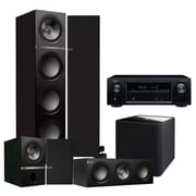 Denon AVRX1400H Amplifier + KEF Q900 5.1 Home Theater Package