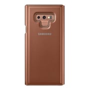 Samsung Clear View Standing Case Brown For Galaxy Note 9