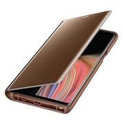 Samsung Clear View Standing Case Brown For Galaxy Note 9