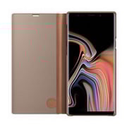 Samsung Clear View Standing Case Brown For Galaxy Note 9