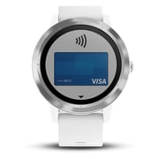 Garmin Vivoactive 3 GPS Smart Watch With White Silicone Strap