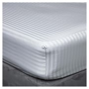 Fitted Sheet Twin Double 160x200cmÂ  without Pillow cover White