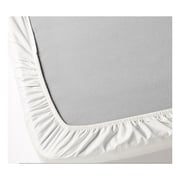 Kingtex Fitted Sheet Queen 180x200cm without Pillow cover White